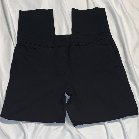 EUC Ann Taylor Black Skinny Slacks - Picture 2 of 5